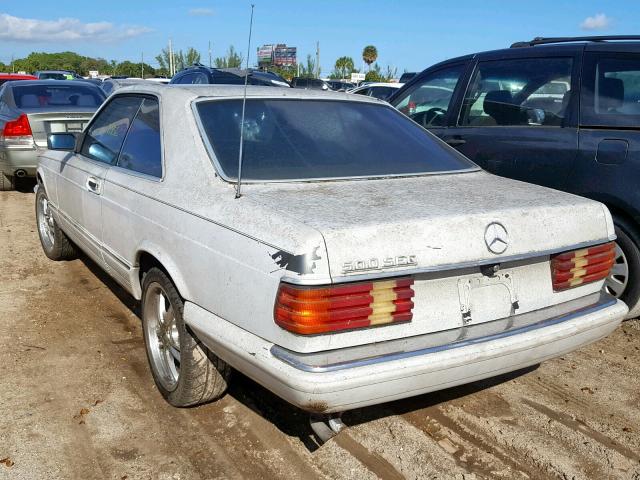 WDBCA44A7EA014319 - 1984 MERCEDES-BENZ 500 SEC SILVER photo 3