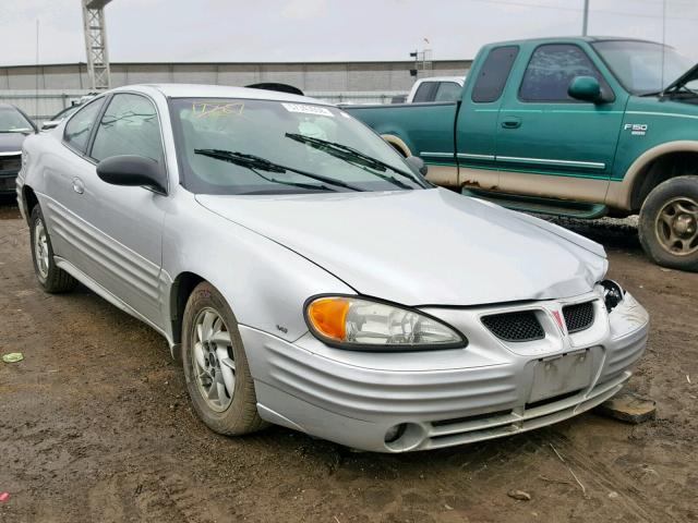 1G2NF12E92C309295 - 2002 PONTIAC GRAND AM S SILVER photo 1