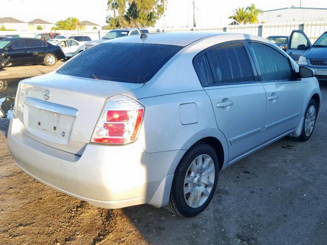 3N1AB6AP0AL727174 - 2010 NISSAN SENTRA 2.0 SILVER photo 4