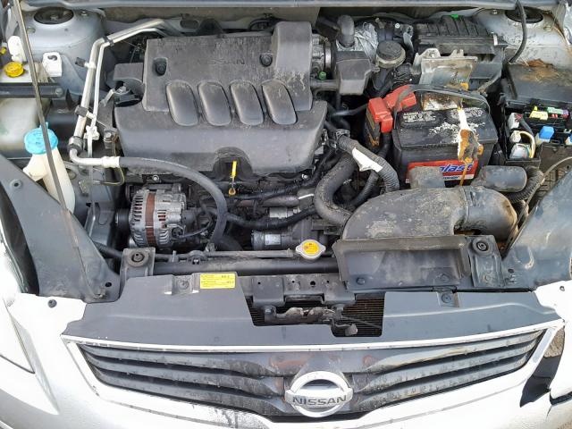 3N1AB6AP0AL727174 - 2010 NISSAN SENTRA 2.0 SILVER photo 7