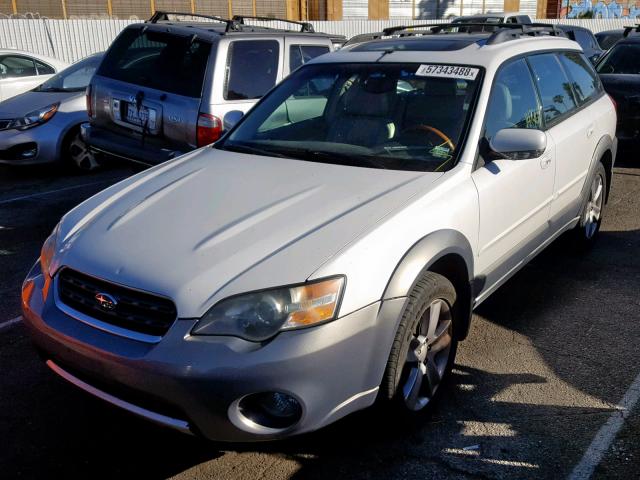 4S4BP86C854338228 - 2005 SUBARU LEGACY OUT WHITE photo 2