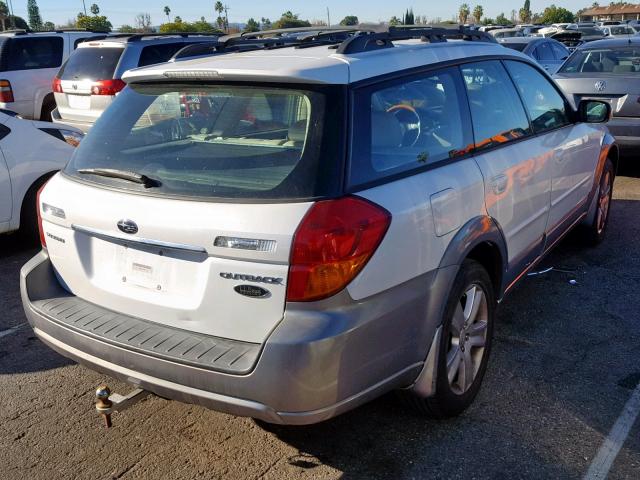 4S4BP86C854338228 - 2005 SUBARU LEGACY OUT WHITE photo 4