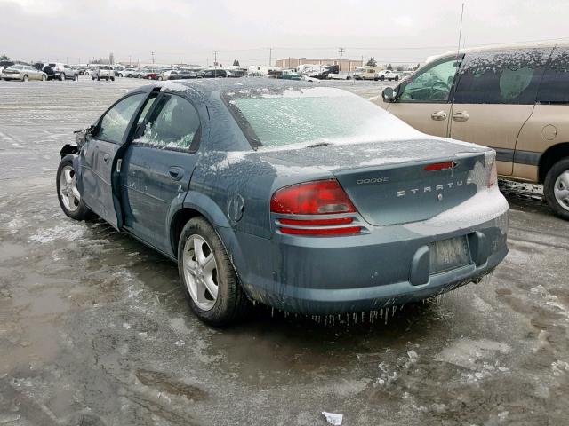 1B3EL46R16N198160 - 2006 DODGE STRATUS SX BLUE photo 3