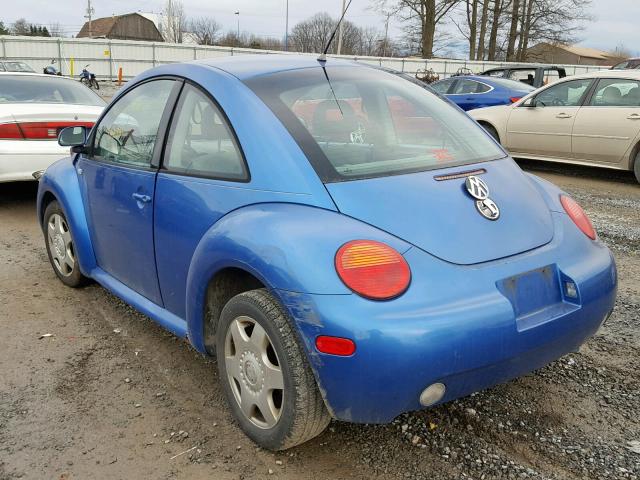 3VWCC21C5XM426408 - 1999 VOLKSWAGEN NEW BEETLE BLUE photo 3