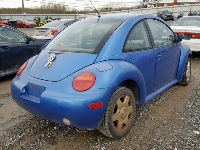 3VWCC21C5XM426408 - 1999 VOLKSWAGEN NEW BEETLE BLUE photo 4