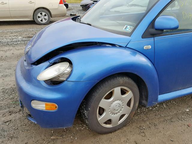 3VWCC21C5XM426408 - 1999 VOLKSWAGEN NEW BEETLE BLUE photo 9