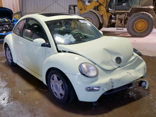 3VWCK21C51M471942 - 2001 VOLKSWAGEN NEW BEETLE YELLOW photo 1