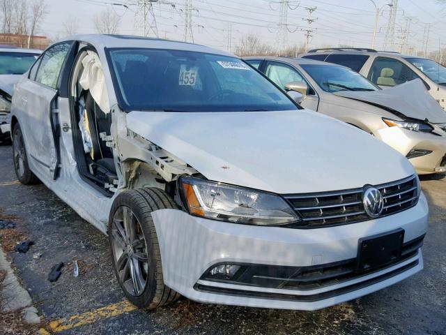 3VWL17AJ6JM236254 - 2018 VOLKSWAGEN JETTA SEL WHITE photo 1