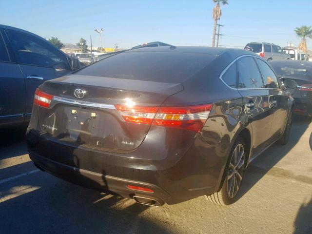 4T1BK1EB7FU149618 - 2015 TOYOTA AVALON XLE BLACK photo 4