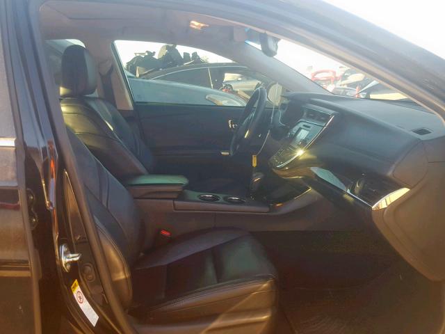 4T1BK1EB7FU149618 - 2015 TOYOTA AVALON XLE BLACK photo 5