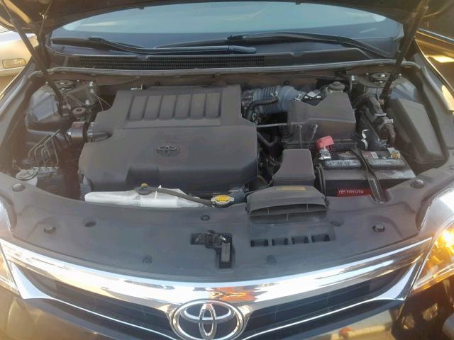 4T1BK1EB7FU149618 - 2015 TOYOTA AVALON XLE BLACK photo 7