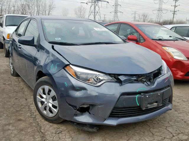 2T1BURHE7FC244146 - 2015 TOYOTA COROLLA L GRAY photo 1