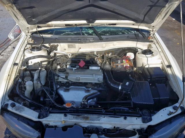 4A3AA46G32E053078 - 2002 MITSUBISHI GALANT ES WHITE photo 7