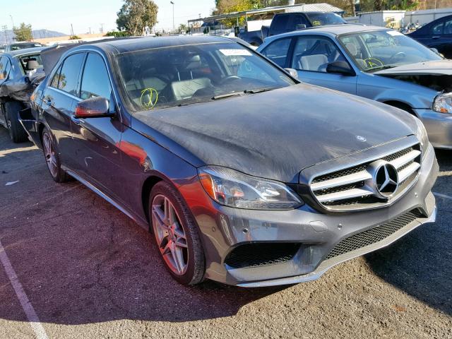 WDDHF5KB7GB312687 - 2016 MERCEDES-BENZ E 350 GRAY photo 1