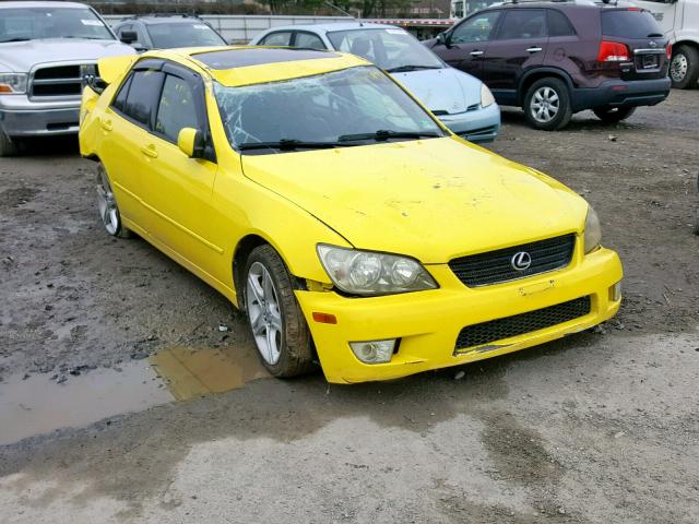 JTHBD182610011044 - 2001 LEXUS IS 300 YELLOW photo 1