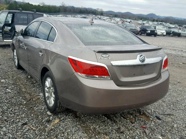 1G4GD5ER3CF310650 - 2012 BUICK LACROSSE P BROWN photo 3