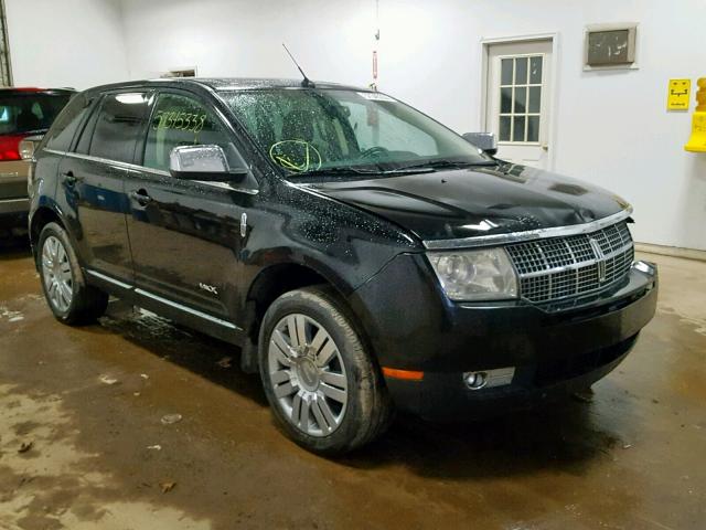 2LMDU88C48BJ01426 - 2008 LINCOLN MKX BLACK photo 1