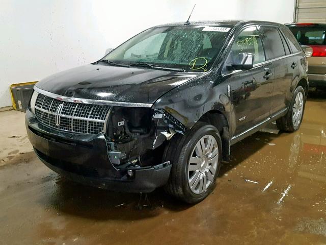 2LMDU88C48BJ01426 - 2008 LINCOLN MKX BLACK photo 2