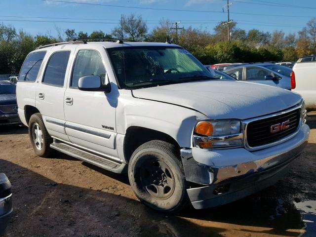 1GKEC13T65R214877 - 2005 GMC YUKON WHITE photo 1