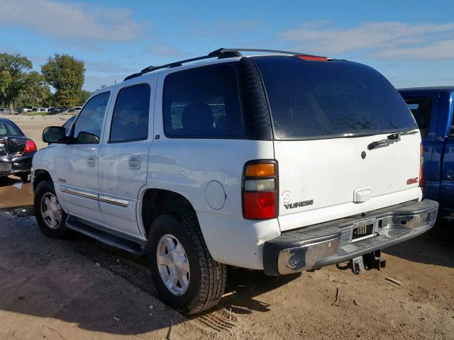 1GKEC13T65R214877 - 2005 GMC YUKON WHITE photo 3