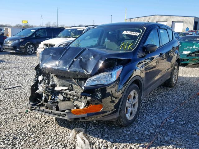 1FMCU0F79GUB54422 - 2016 FORD ESCAPE S BLACK photo 2