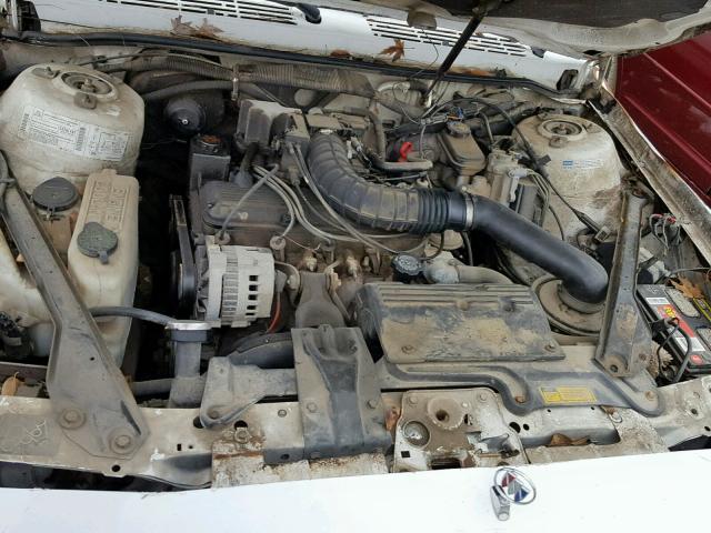 1G4AG5541S6433699 - 1995 BUICK CENTURY SP WHITE photo 7