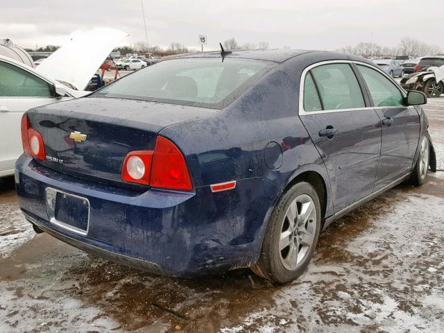 1G1ZC5EB9AF165817 - 2010 CHEVROLET MALIBU 1LT 蓝色 照片 4
