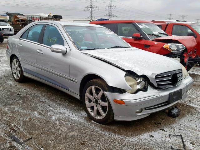 WDBRF84J23F385956 - 2003 MERCEDES-BENZ C 320 4MAT SILVER photo 1