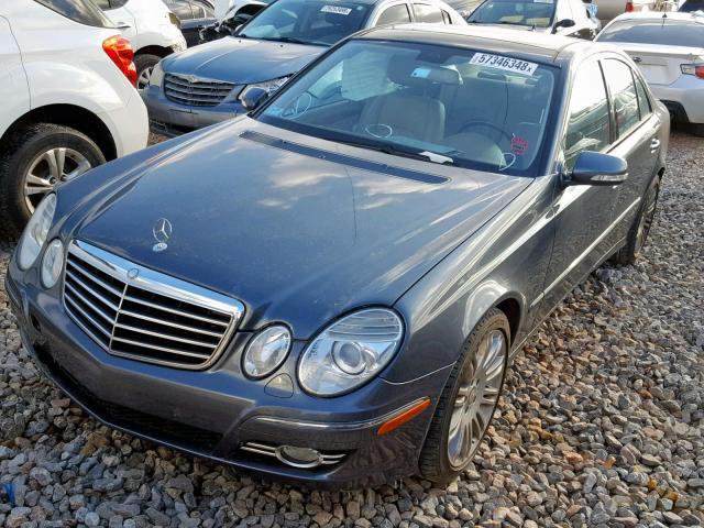 WDBUF56X58B262774 - 2008 MERCEDES-BENZ E 350 CHARCOAL photo 2