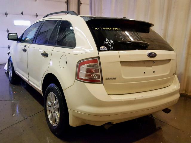 2FMDK46C87BB64380 - 2007 FORD EDGE SE WHITE photo 3