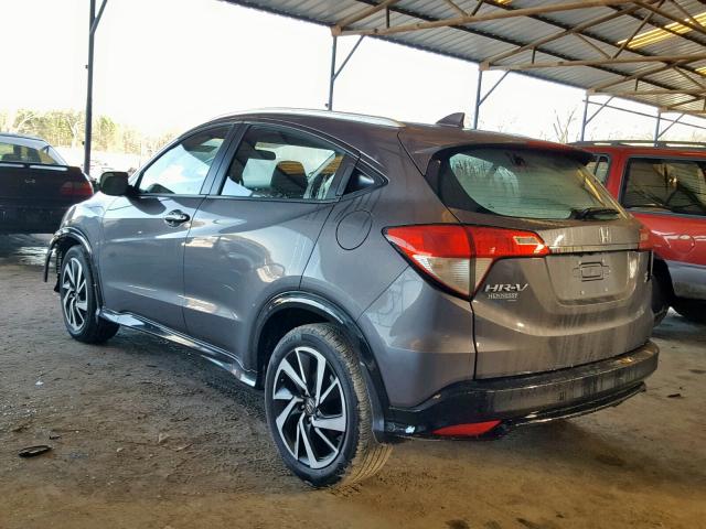 3CZRU6H19KG703679 - 2019 HONDA HR-V SPORT GRAY photo 3