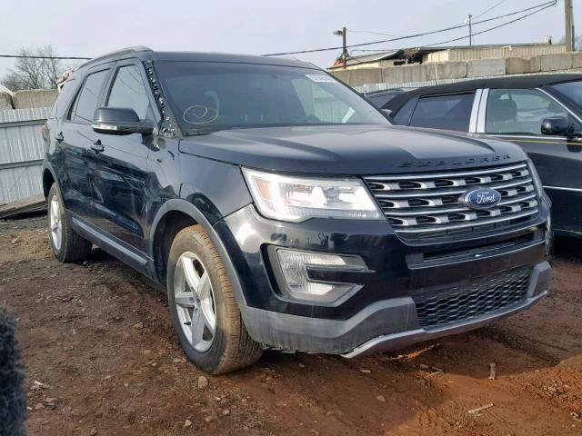 1FM5K8DHXGGB18522 - 2016 FORD EXPLORER X BLACK photo 1