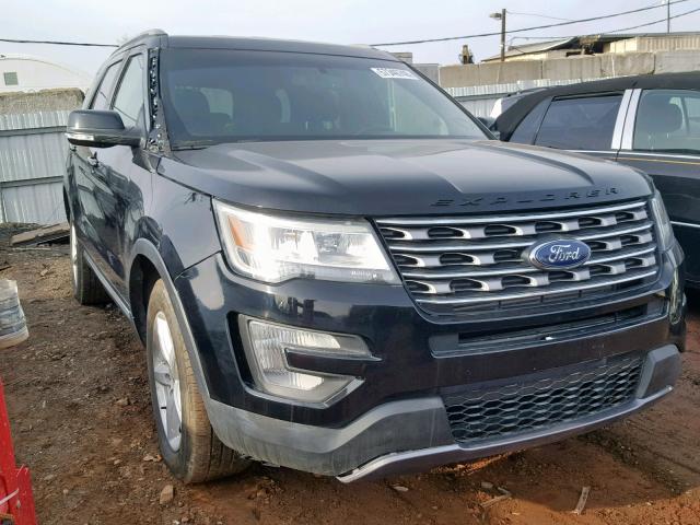 1FM5K8DHXGGB18522 - 2016 FORD EXPLORER X BLACK photo 9