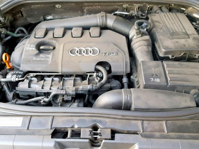 WAUHE78P59A045213 - 2009 AUDI A3 2.0T BLACK photo 7