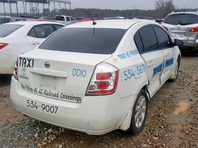 3N1AB61E88L683868 - 2008 NISSAN SENTRA 2.0 WHITE photo 4