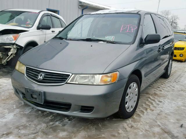 2HKRL18581H598685 - 2001 HONDA ODYSSEY LX GRAY photo 2