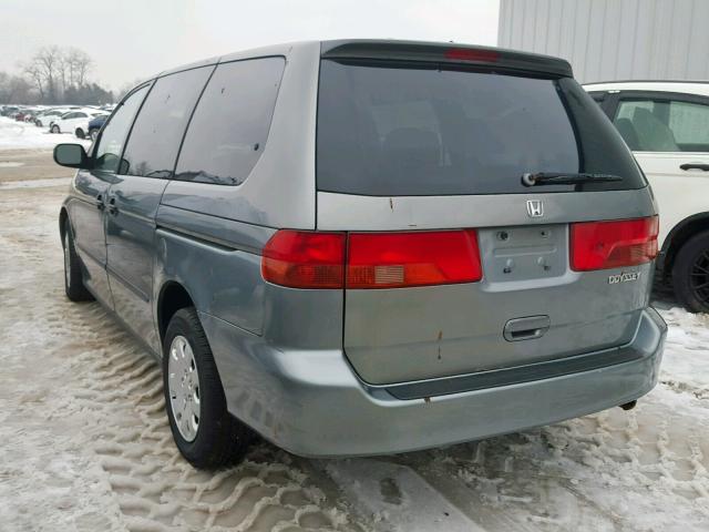 2HKRL18581H598685 - 2001 HONDA ODYSSEY LX GRAY photo 3