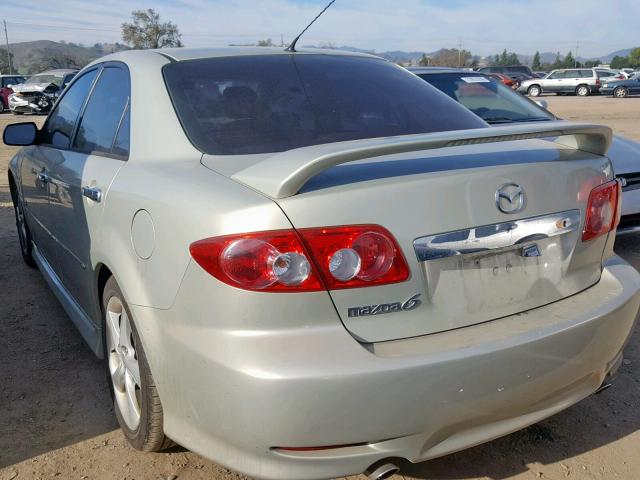 1YVHP80D345N60758 - 2004 MAZDA 6 S GOLD photo 3