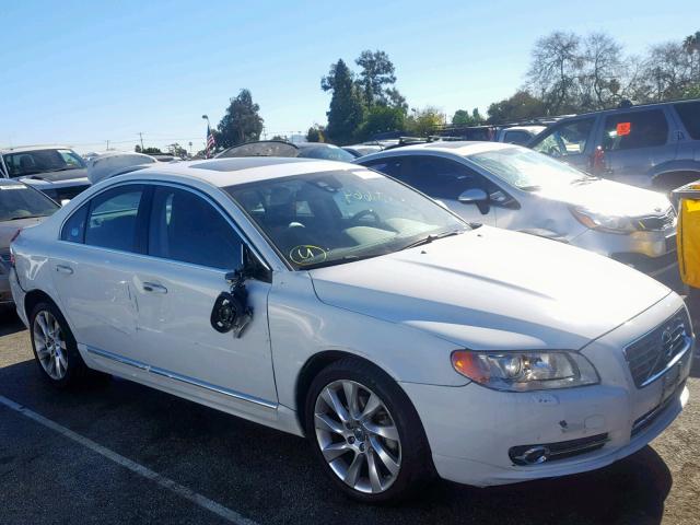 YV1902AHXD1170884 - 2013 VOLVO S80 T6 WHITE photo 1