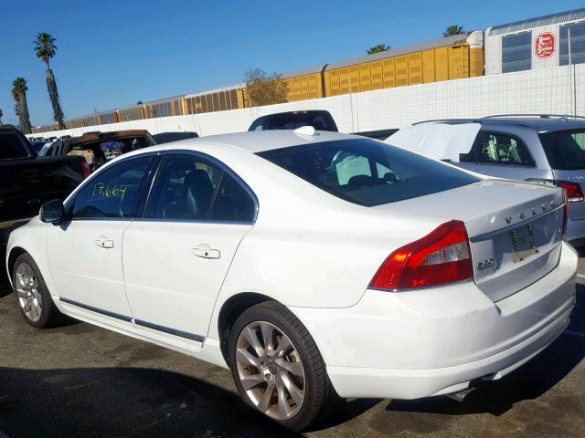 YV1902AHXD1170884 - 2013 VOLVO S80 T6 WHITE photo 3