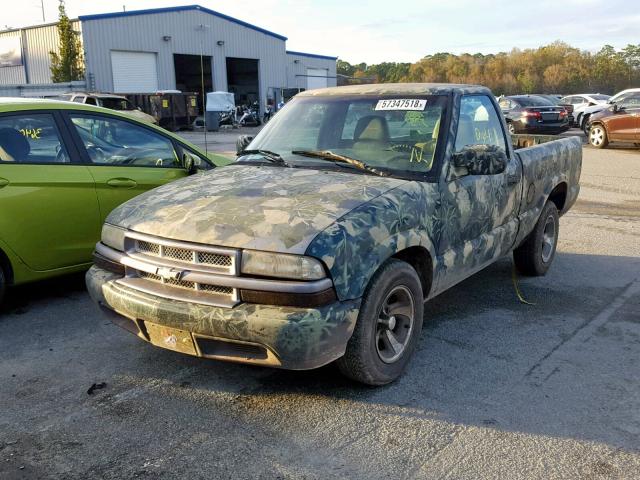 1GTCS1447W8503173 - 1998 GMC SONOMA GREEN photo 2