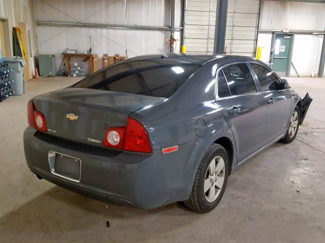 1G1ZF57538F240777 - 2008 CHEVROLET MALIBU HYB GRAY photo 4