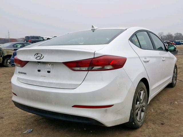 5NPD84LF6JH321093 - 2018 HYUNDAI ELANTRA SE WHITE photo 4