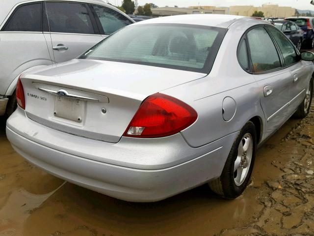 1FAFP55U92A167197 - 2002 FORD TAURUS SES SILVER photo 4