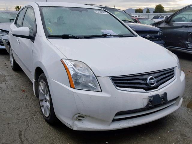 3N1AB6AP4CL665815 - 2012 NISSAN SENTRA 2.0 WHITE photo 1