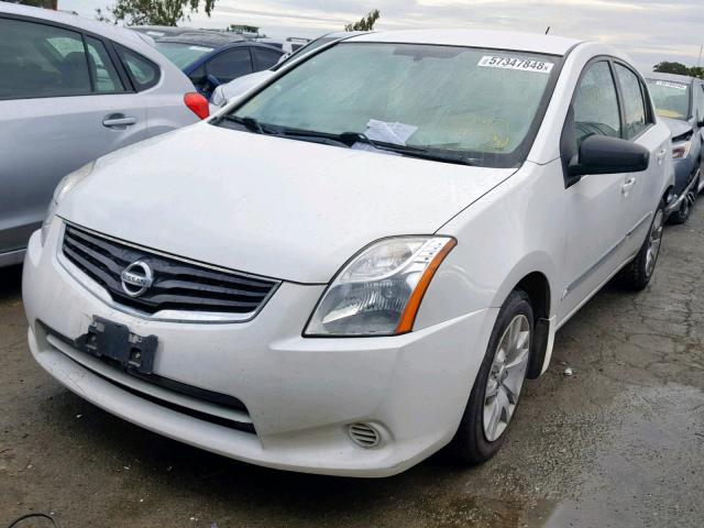 3N1AB6AP4CL665815 - 2012 NISSAN SENTRA 2.0 WHITE photo 2