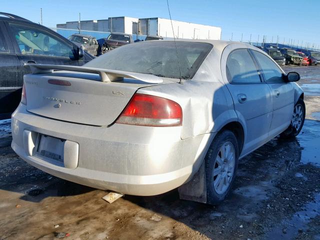 1C3EL46R63N582983 - 2003 CHRYSLER SEBRING LX SILVER photo 4