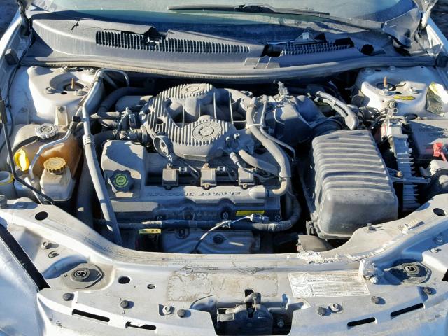 1C3EL46R63N582983 - 2003 CHRYSLER SEBRING LX SILVER photo 7