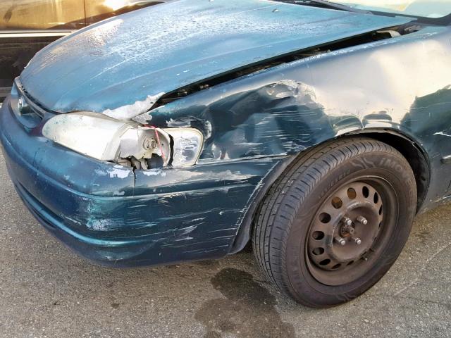 1NXBR12E8XZ162874 - 1999 TOYOTA COROLLA VE GREEN photo 9