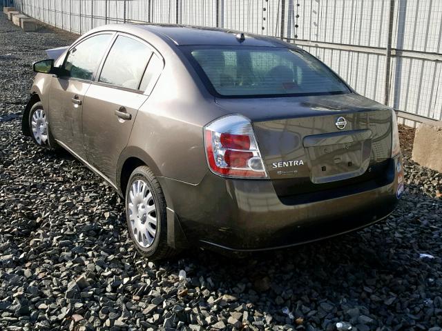 3N1AB61EX8L682138 - 2008 NISSAN SENTRA 2.0 GRAY photo 3